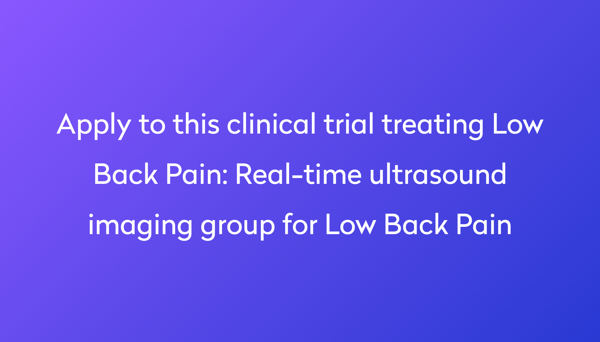 Real time Ultrasound Imaging Group For Low Back Pain Clinical Trial real-time-broadcast-and-live-events-unreal-engine